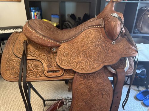 Finally finished the detail-clean of Tyr's saddle. It's an antique -- manufactured in 1973. I sure hope it fits him!